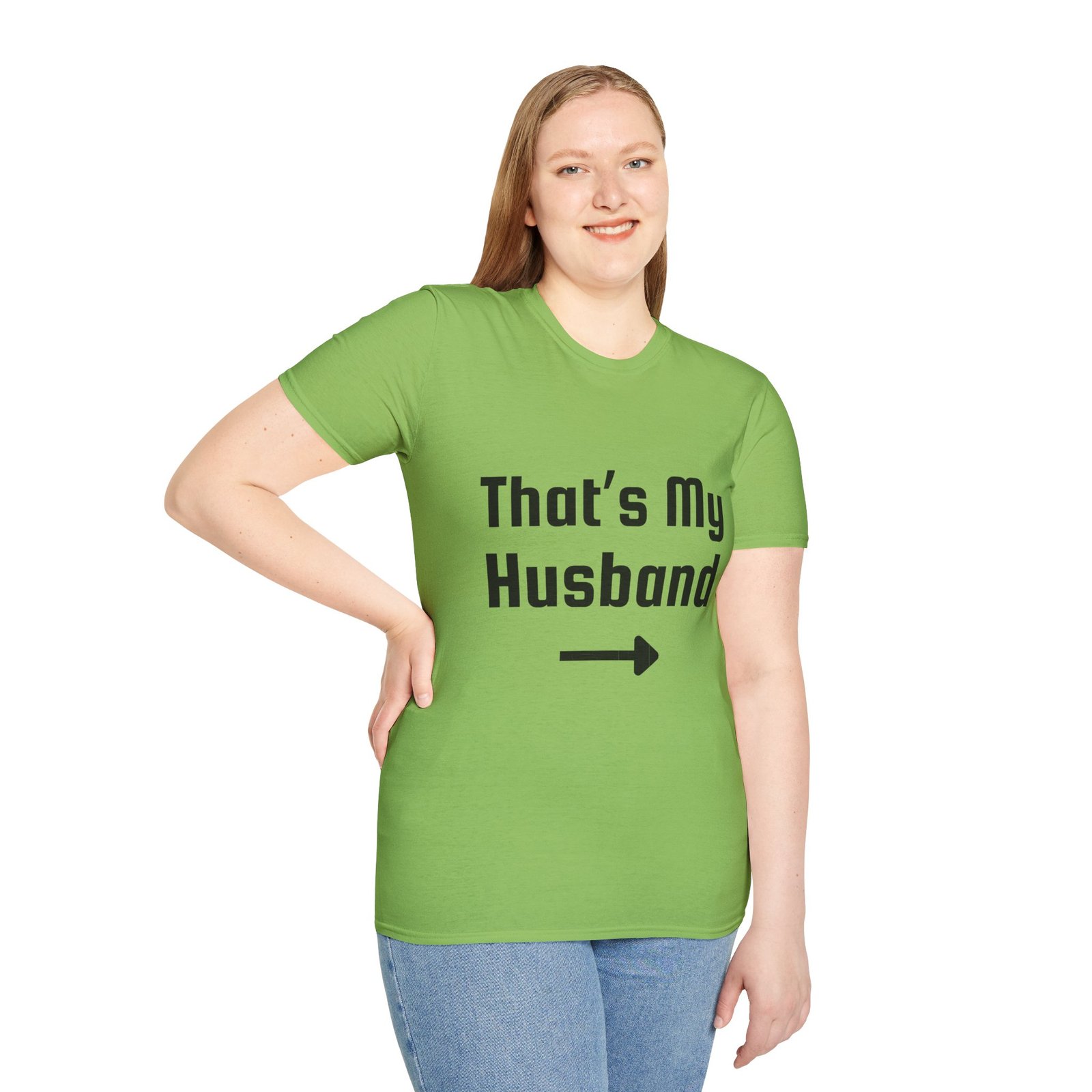 Funny Unisex Softstyle T-Shirt - "That's My Husband" - Image 20