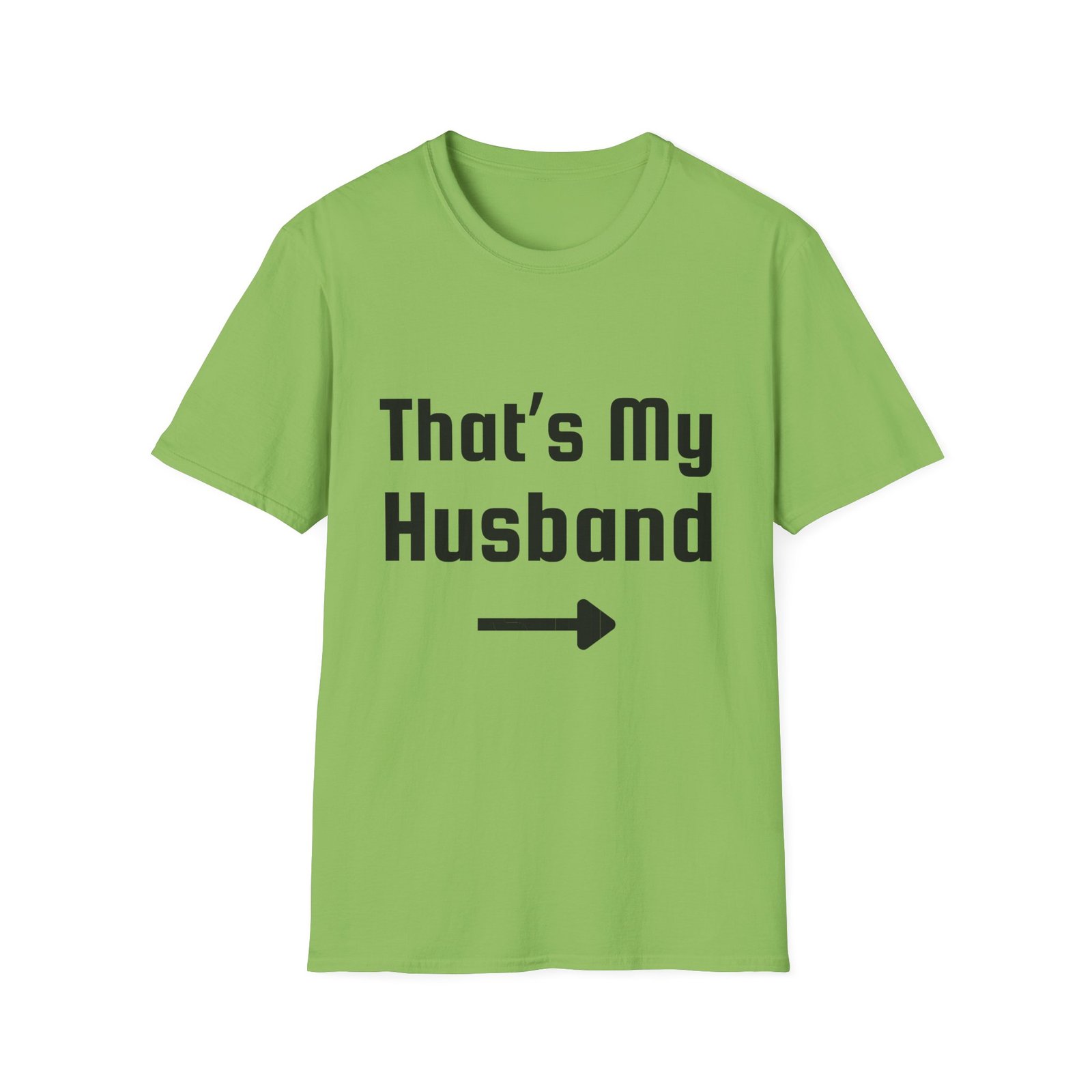 Funny Unisex Softstyle T-Shirt - "That's My Husband" - Image 17