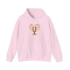 4461190729337012298_2048.jpeg Unisex Hoodie with Rooted in Love Design - Mother and Daughter